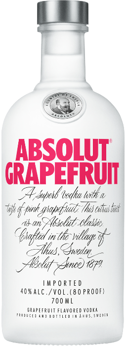 Vodka Absolut Grapefruit 40% 70cl