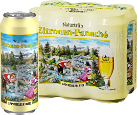 Appenzeller Zitronen-Panaché Dose 6-Pack 50cl Appenzeller Zitronen-Panaché Dose 6-Pack 50cl