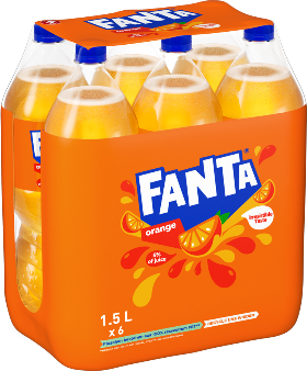 Fanta Orange Pet 6-Pack 150cl