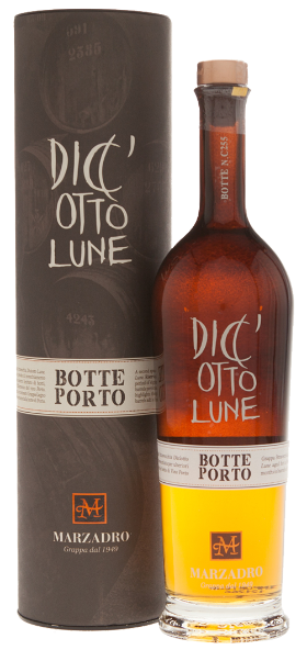 Grappa Marzadro Dic'Otto Lune Botte Porto 42% 70cl