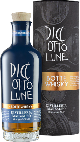 Grappa Marzadro Dic'Otto Lune Botte Whisky 42% 50cl