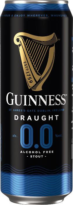 Guinness Draught 0.0% Dose 24x44cl