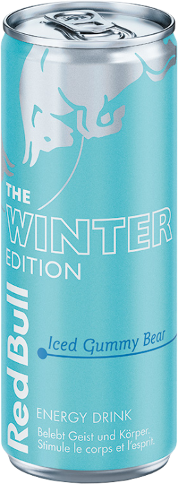 Red Bull The Winter Ed.Iced Gummy Bear Dose 24x25cl