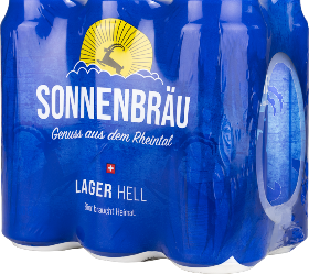 Sonnenbräu Lager hell Dose 6-Pack 50cl