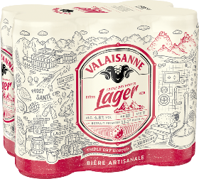 Valaisanne Lager Dose 6-Pack 50cl