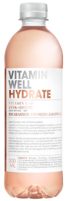 Vitamin Well Hydrate Pet 12x50cl