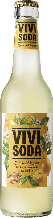 Vivi Soda Zitrone+Ingwer Bio MW Harass 24x33cl