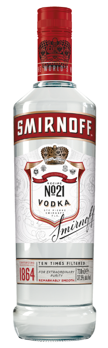 Vodka Smirnoff Red 37.5% 70cl