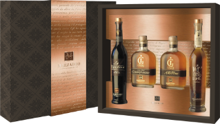 Grappa Marzadro Piramide 4er-Set 41% 4x20cl